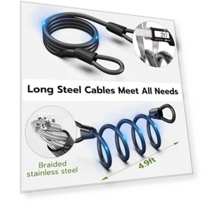 Велосипедный U-образный замок с отпечатком пальца — U-образные замки, Dhiedas