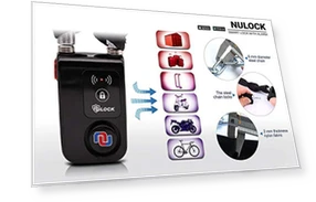 Блокировка для велосипеда с Bluetooth, противоугонная, водонепроницаемая, со стальным тросом, управление через... — Тросики, NUNET