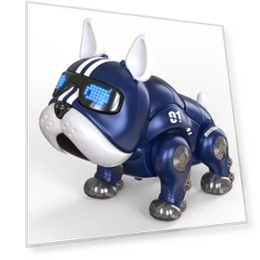 Музыкальная игрушка-робот, собака с подвижной головой и конечностями — Электронные питомцы, HOME-Auto-001