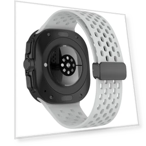 Силиконовый ремешок для часов с магнитной застежкой — Ремешки для фитнес-браслетов, Smartwatch 2025