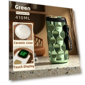 Умная термос-бутылка для кофе со светодиодным дисплеем температуры — Подогреватели напитков, Garden Supplies My