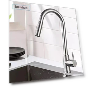 Смеситель для кухни с сенсорным управлением и выдвижным изливом — Сенсорные смесители для кухни, Jiuke Kids