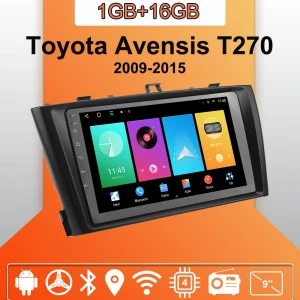 Автомобильное радио с Android Auto и CarPlay для Toyota Avensis T270 2009-2015 — Автомагнитолы, IJCRAZY