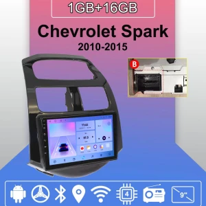 Автомобильное радио с Android Auto и CarPlay для Chevrolet Spark 2010-2015 — Автомагнитолы, Yousui
