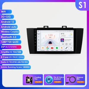 Автомобильный мультимедиа-экран с Android 13 и CarPlay — Автомагнитолы, Hizpo