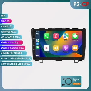 Автомагнитола на Android 13 для Honda CR-V 3 RE CRV 2007-2011 — Автомагнитолы, Hizpo