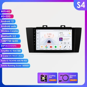 Автомобильный мультимедиа-экран с Android 13 и CarPlay — Автомагнитолы, Hizpo