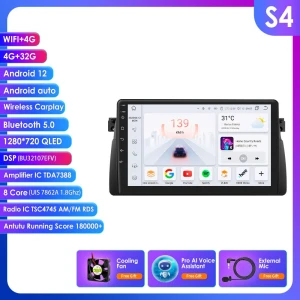 Автомобильное радио с Android для BMW E46 M3 1999-2006 — Автомагнитолы, OSSURET