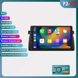 Автомобильное радио с Android для BMW E46 M3 1999-2006 — Автомагнитолы, OSSURET