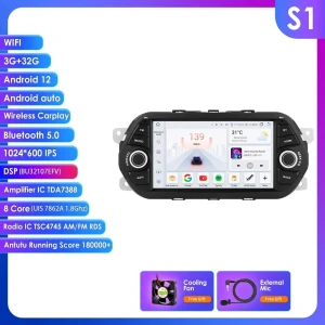 Автомагнитола с интеллектуальным экраном 2din Android, GPS, Carplay, 4G — Автомагнитолы, OSSURET