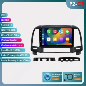 Автомагнитола Android для Hyundai Santa Fe 2 (2006-2012) — Автомагнитолы, OSSURET