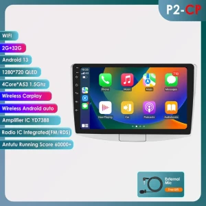 Автомобильное радио с Android 13 для VW Passat B7 CC 2010-2015 — Автомагнитолы, Hizpo