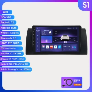 Автомагнитола с Android, CarPlay и 4G-LTE для BMW 5 E39 и X5 E53 — Автомагнитолы, Hizpo