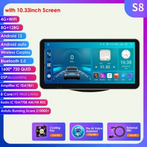 Авторадио с CarPlay и Android Auto для Toyota RAV4 — Автомагнитолы, Hizpo