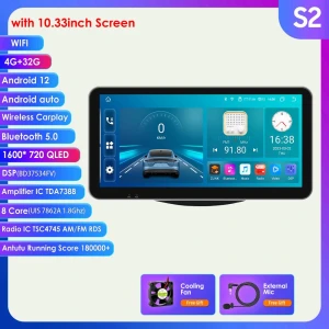 Авторадио с CarPlay и Android Auto для Toyota RAV4 2006-2012 — Автомагнитолы, Hizpo