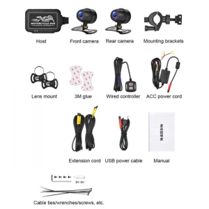 Мотоциклетный видеорегистратор с двойной камерой — Видеорегистраторы, MAOZUA01