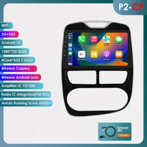 Беспроводная магнитола с Android и CarPlay для Renault Clio 4 (2012-2016) — Автомагнитолы, Hizpo