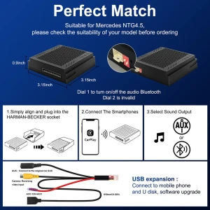 Обновление беспроводной CarPlay для автомобилей Mercedes — Автомагнитолы, JOHO