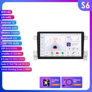 Автомагнитола с экраном Android для Suzuki Grand Vitara 3 (2005-2015) — Автомагнитолы, Hizpo