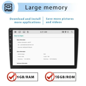 Автомобильное стерео радио с Android 11.0, 10,1 дюйма HD 1080P, MP5-плеер, Wi-Fi, GPS, Bluetooth, FM-радио, зеркальной... — Автомагнитолы, Car steward