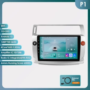 Интеллектуальное авторадио Android для Citroen C4 C Triomphe C Quatre 2004-2009 — Автомагнитолы, Hizpo