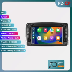 Интеллектуальная система искусственного интеллекта для автомобиля с беспроводной CarPlay и Android Auto — Автомагнитолы, Hizpo