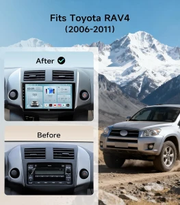 Автомагнитола с 9-дюймовым сенсорным экраном для Toyota RAV4 2006-2011 — Автомагнитолы, Kings City