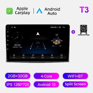 Автомобильное радио с Android Auto и CarPlay для Toyota Corolla Verso Spacio E120 2001-2007 — Автомагнитолы, GHLHS