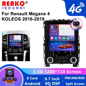 Автомобильное радио с Android для Renault Megane 4, Samsung Koleos, SM6, Talisman 2017-2019 — Автомагнитолы, Reakosound