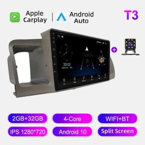 Автомобильное радио с Android Auto и Carplay для Toyota Corolla Fielder E120 2000-2004 — Автомагнитолы, GHLHS
