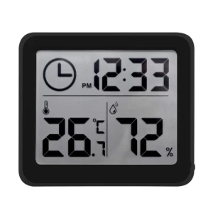 Цифровой инфракрасный термометр с высокой точностью, гигрометром, автокалибровкой, датчиком влажности и часами — Электронные термометры, Artesano Home