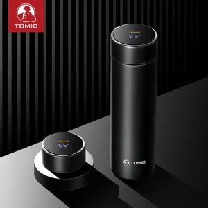 Умная термокружка с дисплеем температуры и чайным фильтром — Умные бутылки для воды, TOMIC