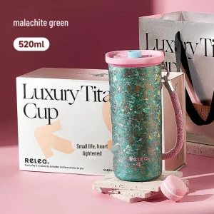 Термос с титановым покрытием и светодиодным дисплеем — Умные бутылки для воды, WUSHIWUSHENG