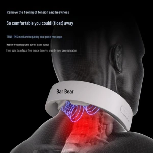 Беспроводной массажер для шеи с подогревом и 16 уровнями интенсивности — Массажные пистолеты, Bear