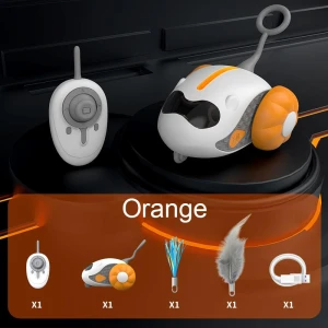 Автоматический мяч для кошек с дистанционным управлением — Интерактивные игрушки для кошек, Lily there A