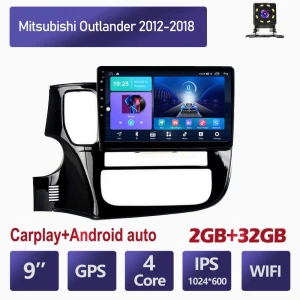 Автомобильный радиоприемник с Android Auto и CarPlay для Mitsubishi Outlander 2012-2018 — Автомагнитолы, SuperM SL