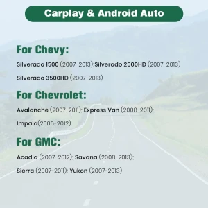 Автомагнитола для Chevrolet Silverado 2007-2013, Tahoe, Equinox, GMC Sierra — Автомагнитолы, Junsun