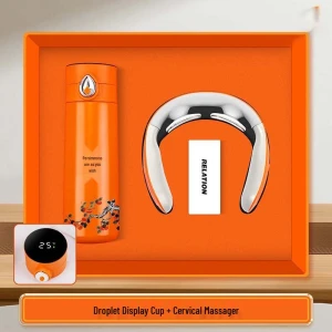 Умный термос и массажер для шеи в подарочном наборе — Умные бутылки для воды, Shangqi