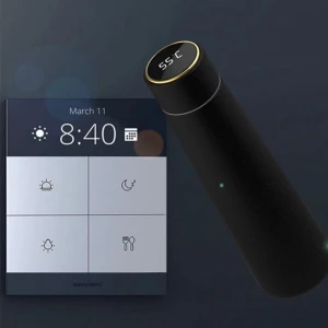 Умная термоизолированная бутылка для воды со светодиодной подсветкой — Умные бутылки для воды, Hongpa