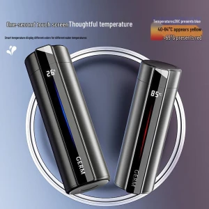 Умная термоизолированная бизнес-бутылка для воды с цифровым дисплеем — Умные бутылки для воды, Gemin