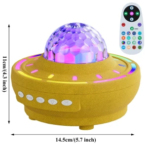 Умный светильник с Bluetooth-колонкой, беспроводной зарядкой, RGB-подсветкой и регулировкой яркости — Лампы с Bluetooth-колонкой, Chic Home