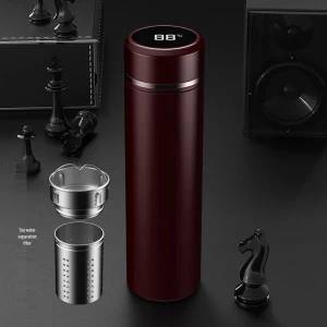 Умная термоизоляционная чашка для чая из нержавеющей стали — Умные бутылки для воды, Leno