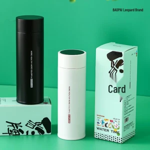 Умная термобутылка с дисплеем температуры — Умные бутылки для воды, Leopard