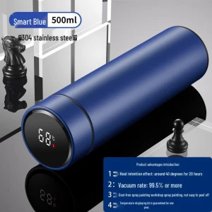 Умная кружка с дисплеем температуры из нержавеющей стали — Умные бутылки для воды, JDST online