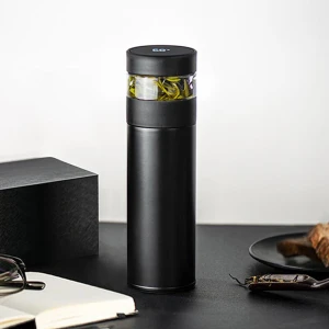 Термостакан с чайным ситечком и дисплеем температуры — Умные бутылки для воды, Shangqi