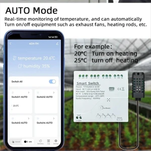 Умный переключатель с датчиком температуры и влажности — Умные выключатели, Kings City