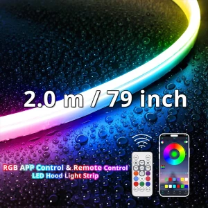 Светодиодная лента для капота автомобиля с управлением через приложение — Светодиодные ленты, gshabks