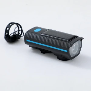 Светодиодный передний фонарь с солнечной зарядкой и цифровым дисплеем — Умные велофонари, Far East