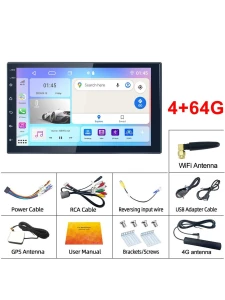 Автомобильное радио с Android, 4G, беспроводным CarPlay и GPS — Автомагнитолы, Reakosound