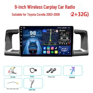 Беспроводная автомобильная радиостанция с поддержкой CarPlay и Android — Автомагнитолы, GearUp AutoMoto